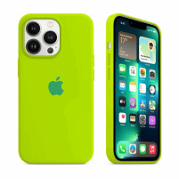 Силиконов гръб ТПУ High Quality Silicone Case за Apple iPhone 12 6.1 / Apple iPhone 12 Pro 6.1 зелен неон